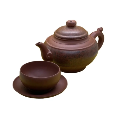 Traditional Chinese Zisha/Yixing Terracotta Tea Set
