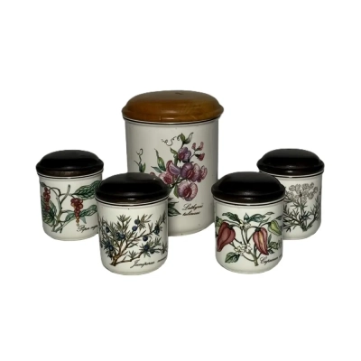 5 Botanica Villeroy And Boch Spice Jars