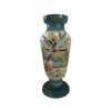 Hand-Painted Art Opaline Glass Vase